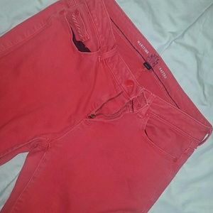 Coral pants